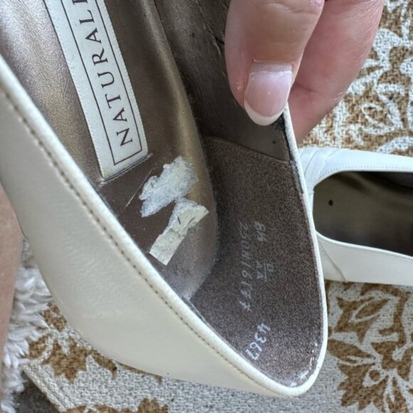 Vintage Naturalizer Off White Heels 8.5 - Picture 10 of 10